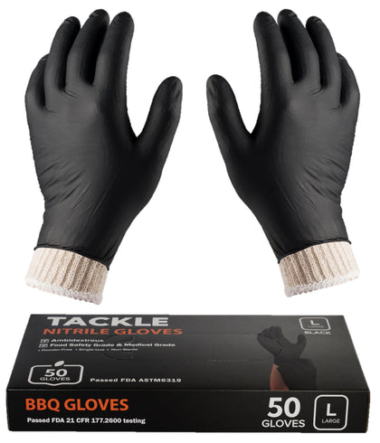 Tackleit BBQ gloves cotton liner collection shows layered protection for hot food prep