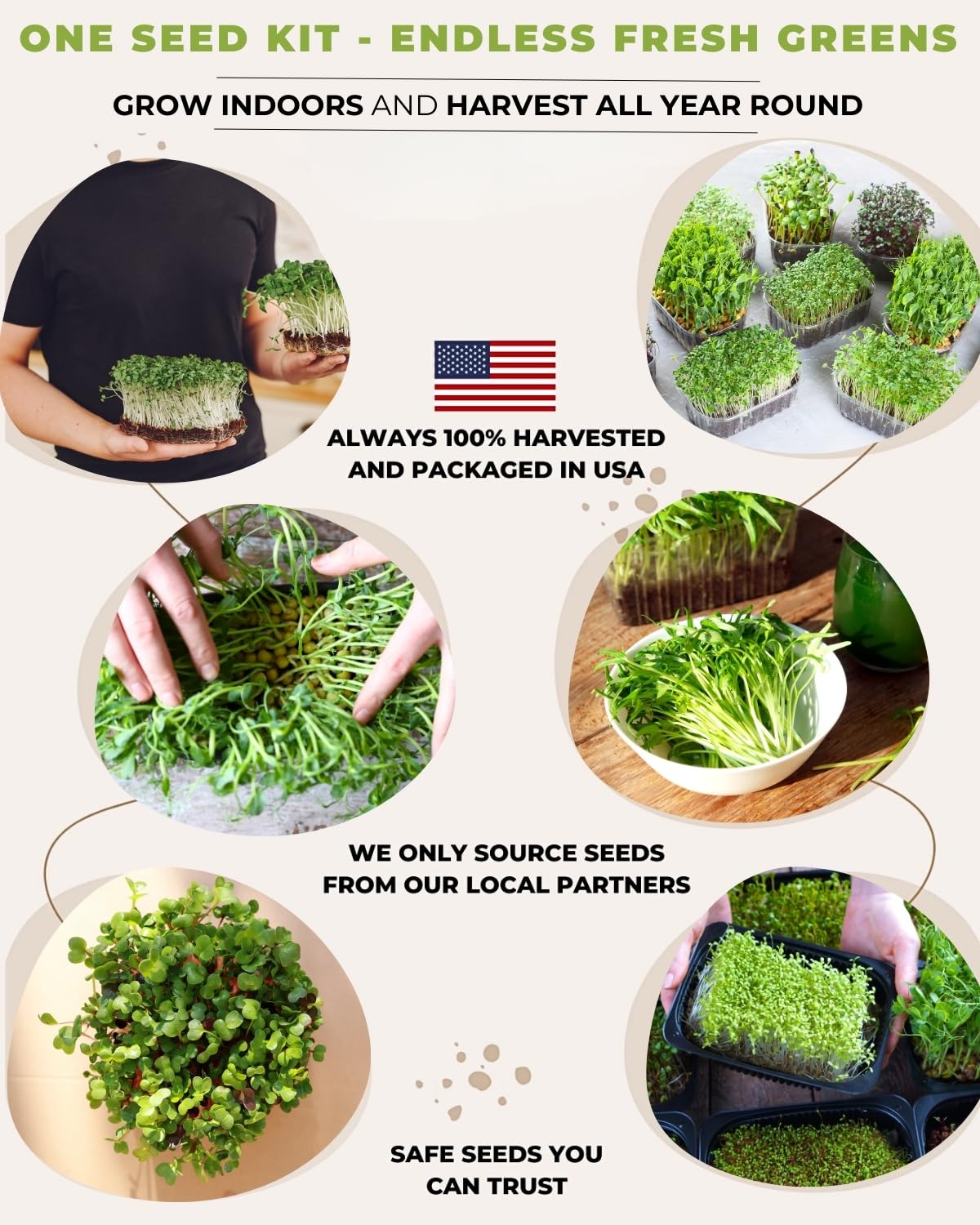 Tactiko Survival growing guide included to help with various growing methods.
