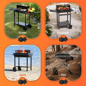 TAEYONK durable kit helps even heat distribution on the griddle.