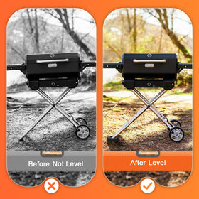 TAEYONK silicone levelers are heat-resistant and durable for outdoor grilling.