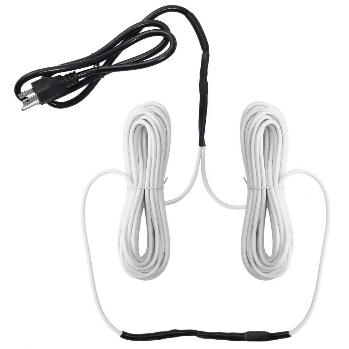 TAFALAA 205W soil heating cable ready for quick soil warming in a greenhouse