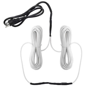 TAFALAA 205W soil heating cable ready for quick soil warming in a greenhouse