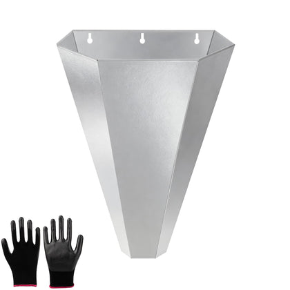 TAGEPUJIE Chicken Cone front view demonstrates a safe funnel design for humane handling.