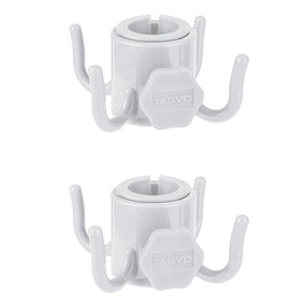 TAGVO beach umbrella hook 2-pack holds towels and bags at the shore