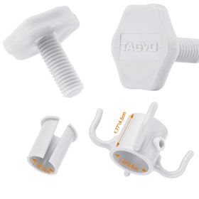 TAGVO 4-prong umbrella hooks provide extra storage off the sand