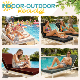 TaiBest cushion suitable for poolside, lawn, patio and beach setups