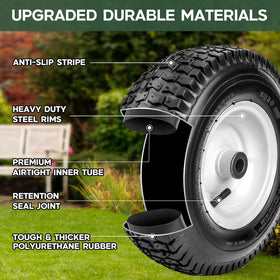 Taifa 13-inch air wheel tread detail highlights anti-slip performance.