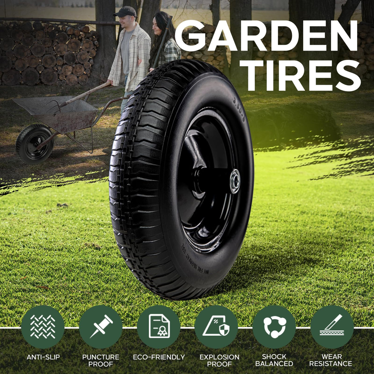 Taifa anti-slip tread pattern improves grip on slick and uneven surfaces