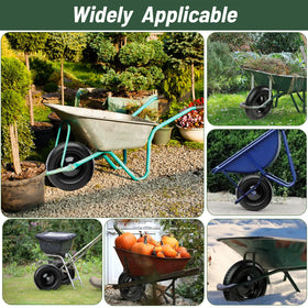 Taifa wheel for garden carts demonstrates versatile use on wheelbarrows and wagons