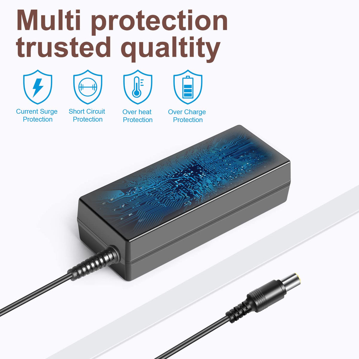 TAIFU safety-overvoltage-ocp-scp image communicates built-in protections for devices.