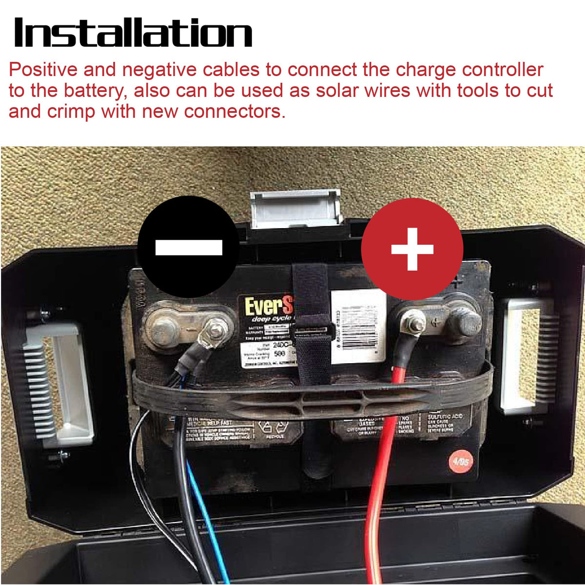 Taigoehua marine inverter wire designed for boats, RVs and automotive setups