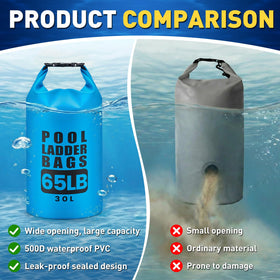 TAINAT sturdy 500D PVC withstands outdoor pool environments