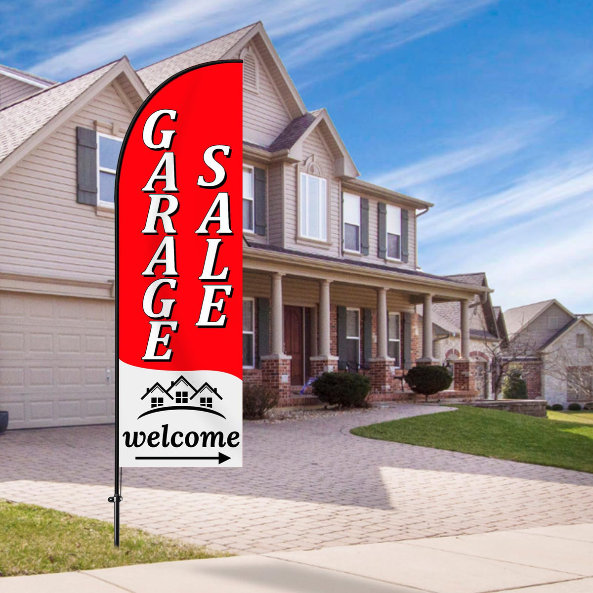 TAINAT seven-point-nine-foot flagpole provides sturdy outdoor display.