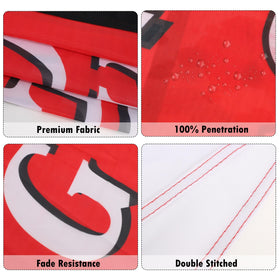 TAINAT outdoor banner flag boosts business visibility during sales events.