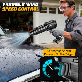 TAIRDA lightweight blower at 1.5 lb for effortless operation