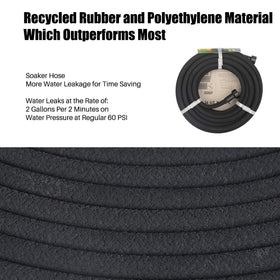 Taisia soaker hose made from recycled materials supports eco-friendly gardening