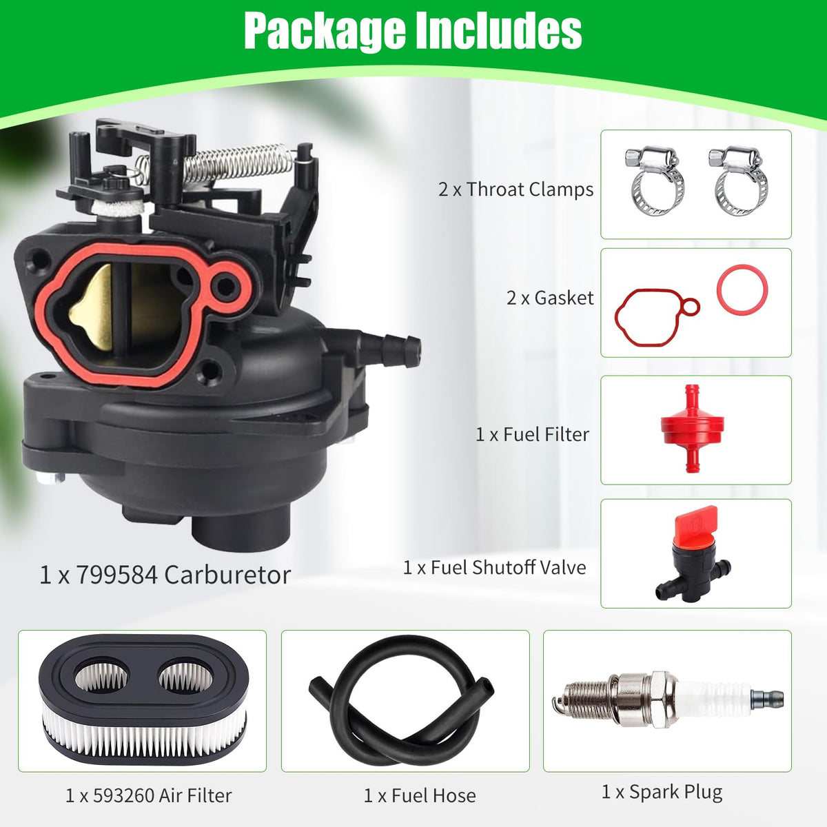 Taisouw 799584 fuel shutoff valve helps safe storage and transport.