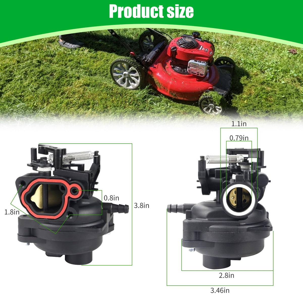 Taisouw 799584 hose clamps and gaskets seal fitting joints for secure installation.