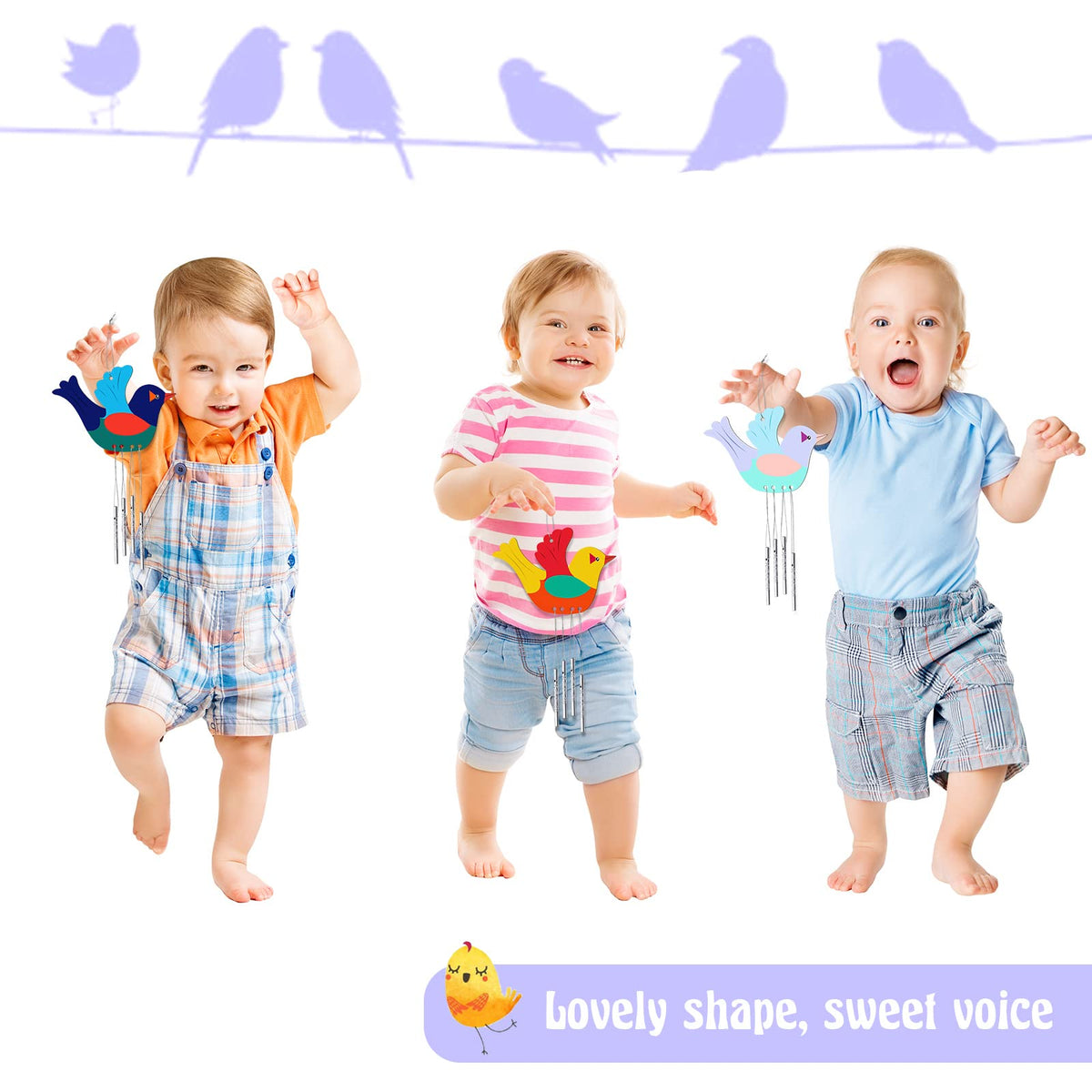 Taiyin kids craft wind chime kit suitable for classrooms and parties.