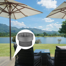 Taiyin outdoor umbrella stabilizer blends with patio while keeping shade steady.