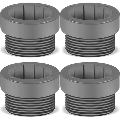 Taiyin pool umbrella stabilizer sleeve grey; four-pack for stable deck setups.