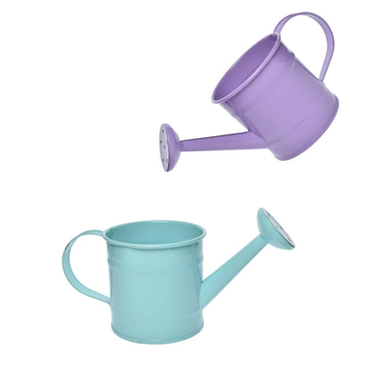 TAKMA decorative mini tin watering can; compact 6.6 oz capacity for small plants.