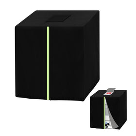 Takuoo IBC tote cover top view protects a 1000L tank from sun and debris