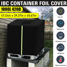 Takuoo IBC tote cover offers easy access while maintaining full tank protection