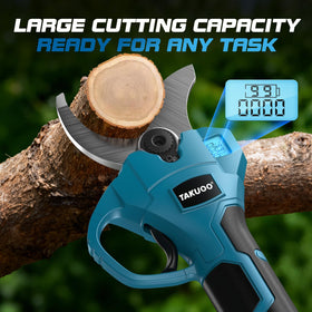 Takuoo pruning head rotated to demonstrate precise 0–180 degree angles