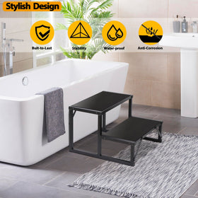 Talustool 2-step stairs 24inch provides easy, stable spa or pool access.