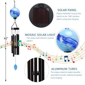 Taman wind chime showcased against sunset, decorative color