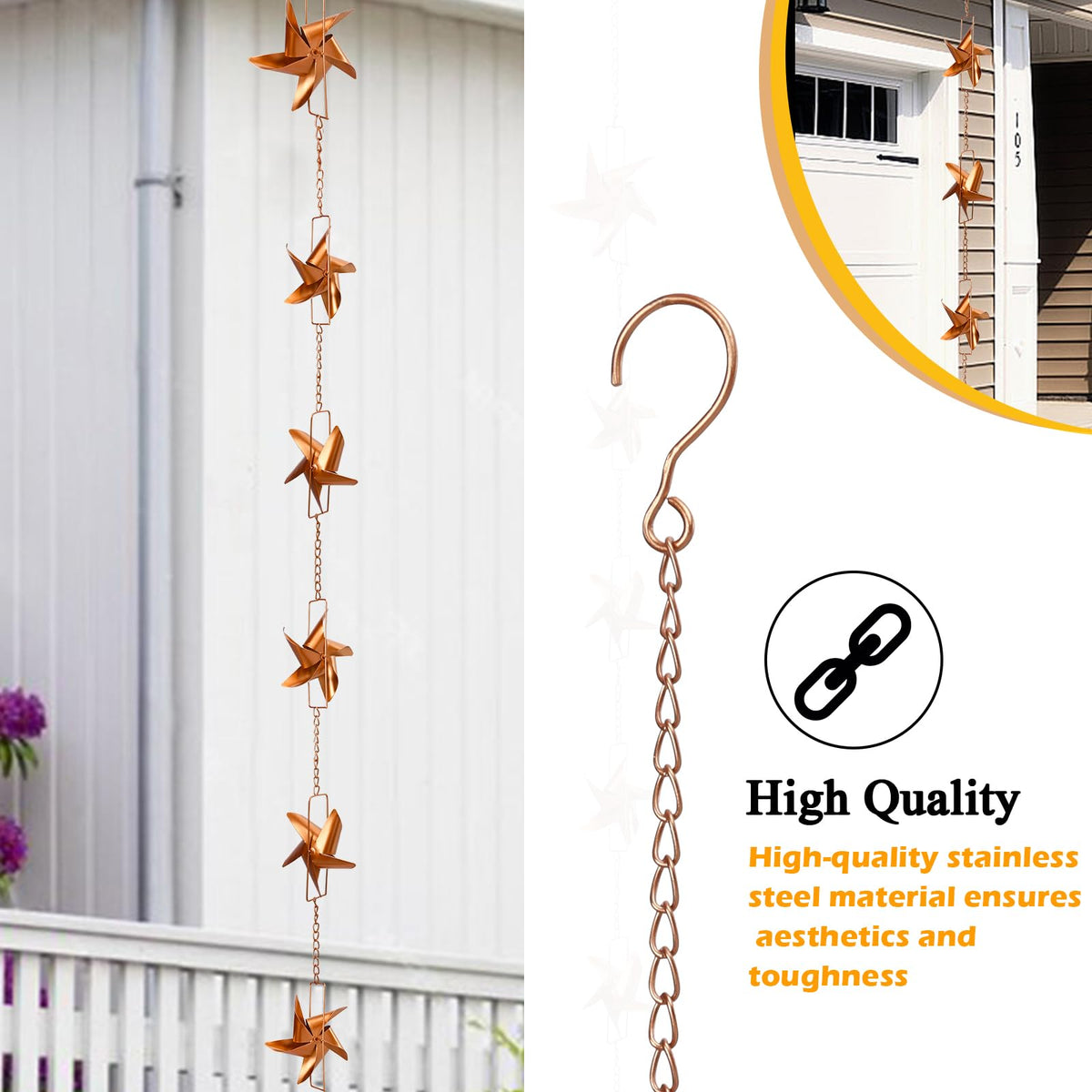 Taman triangular hanger enables simple, tool-free installation under the eaves.