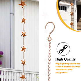 Taman triangular hanger enables simple, tool-free installation under the eaves.