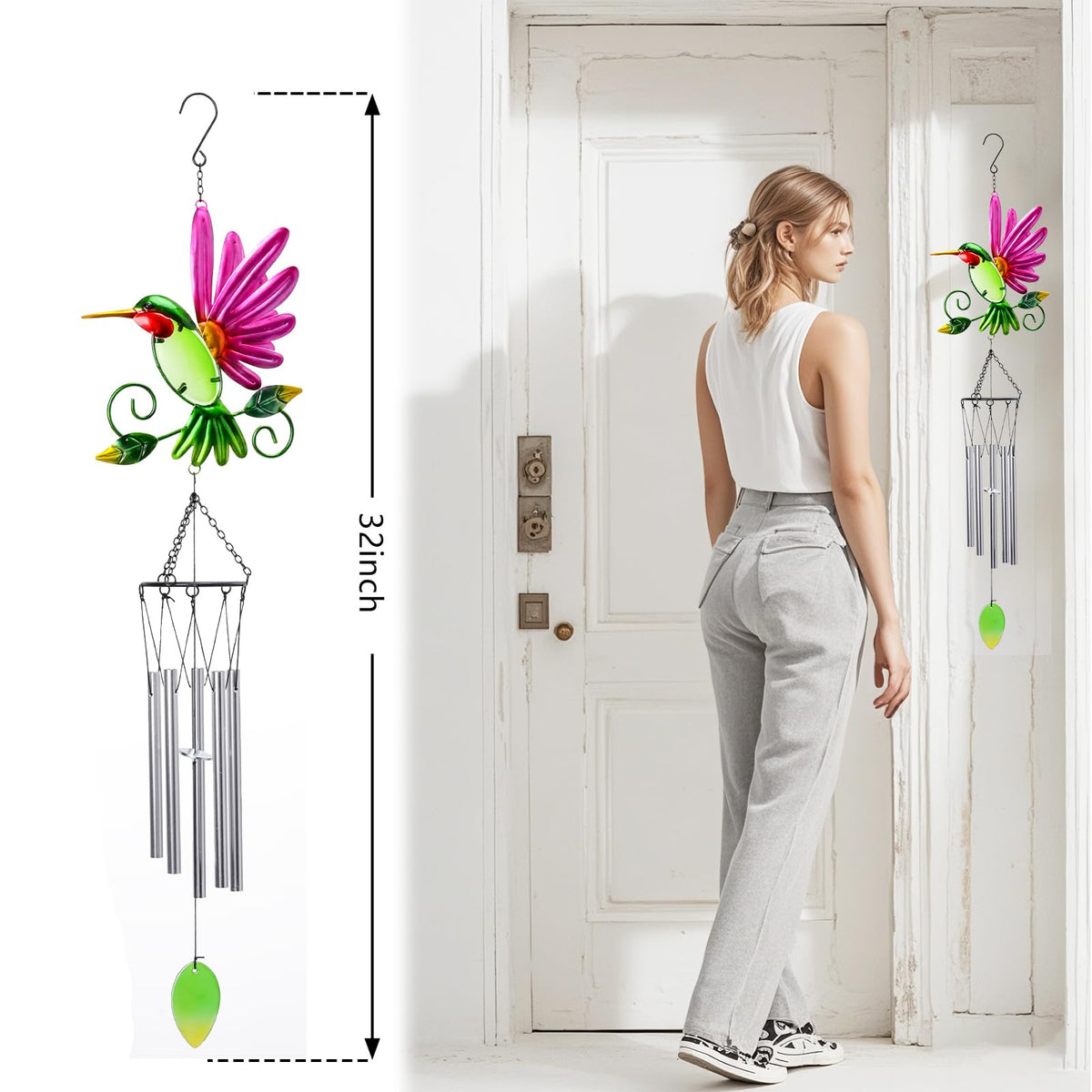 Taman wind chime packaging ensures safe delivery and easy gift-giving.