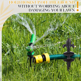 Tandefio decorative garden hose guide feature adds classic charm to your yard.