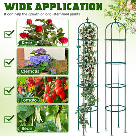 Tandefio easy-assembly trellis for quick garden setup.