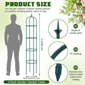 Tandefio galvanized steel trellis close-up shows durable weatherproof coating.