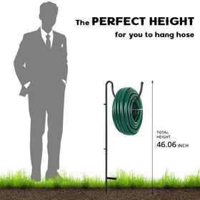 Tandefio hose hanger freestanding stand provides stable access in the garden