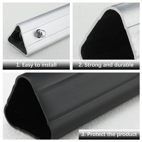 Tandefio purple martin pole assembly securing a birdhouse for easy viewing