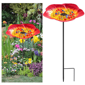 Tandefio Vivid Flower Bee Watering Station for garden pollinator hydration