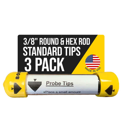 T&T Tools standard replacement tip for 3/8-inch rods enhances smooth soil penetration and ease of use.