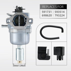 tang carburetor replacement oe-standard design promotes steady fuel delivery.