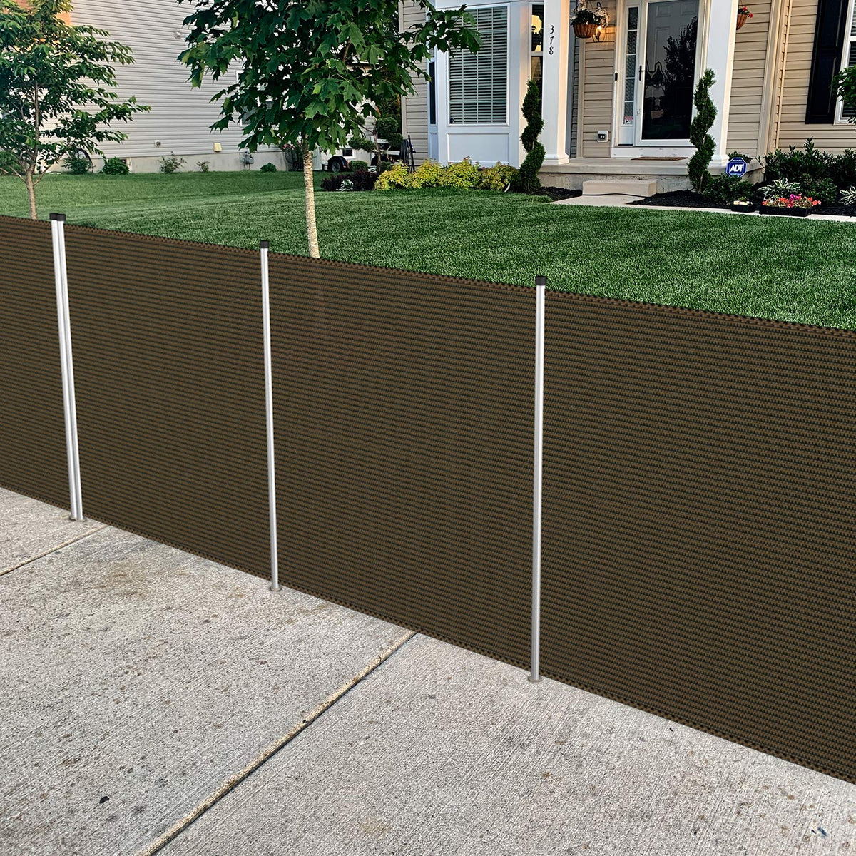 Tang fence pole installation in soft ground becomes easier