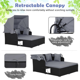 Tangkula expanded dimensions accommodate two people for shared relaxation