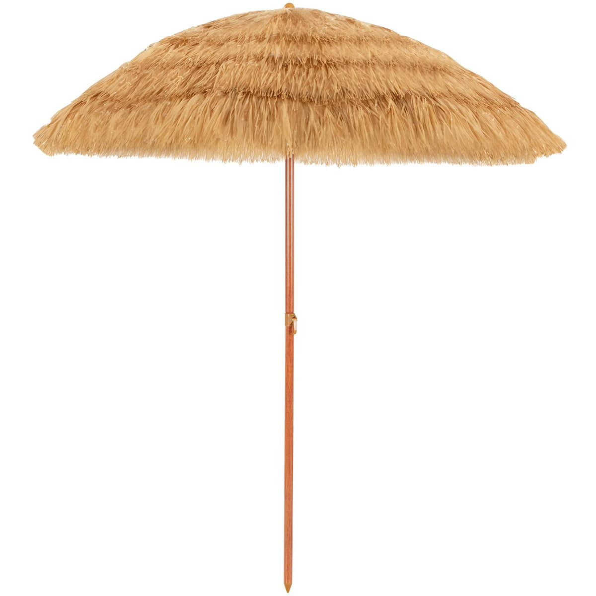 Tangkula versatile outdoor umbrella for garden, beach, or poolside use (stand not included).