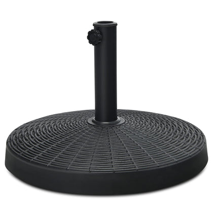 Tangkula heavy-weight umbrella base provides stable outdoor support.