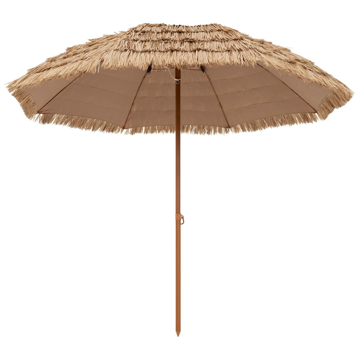 Tangkula lightweight portable umbrella weighs 9.5 lbs for easy carrying.