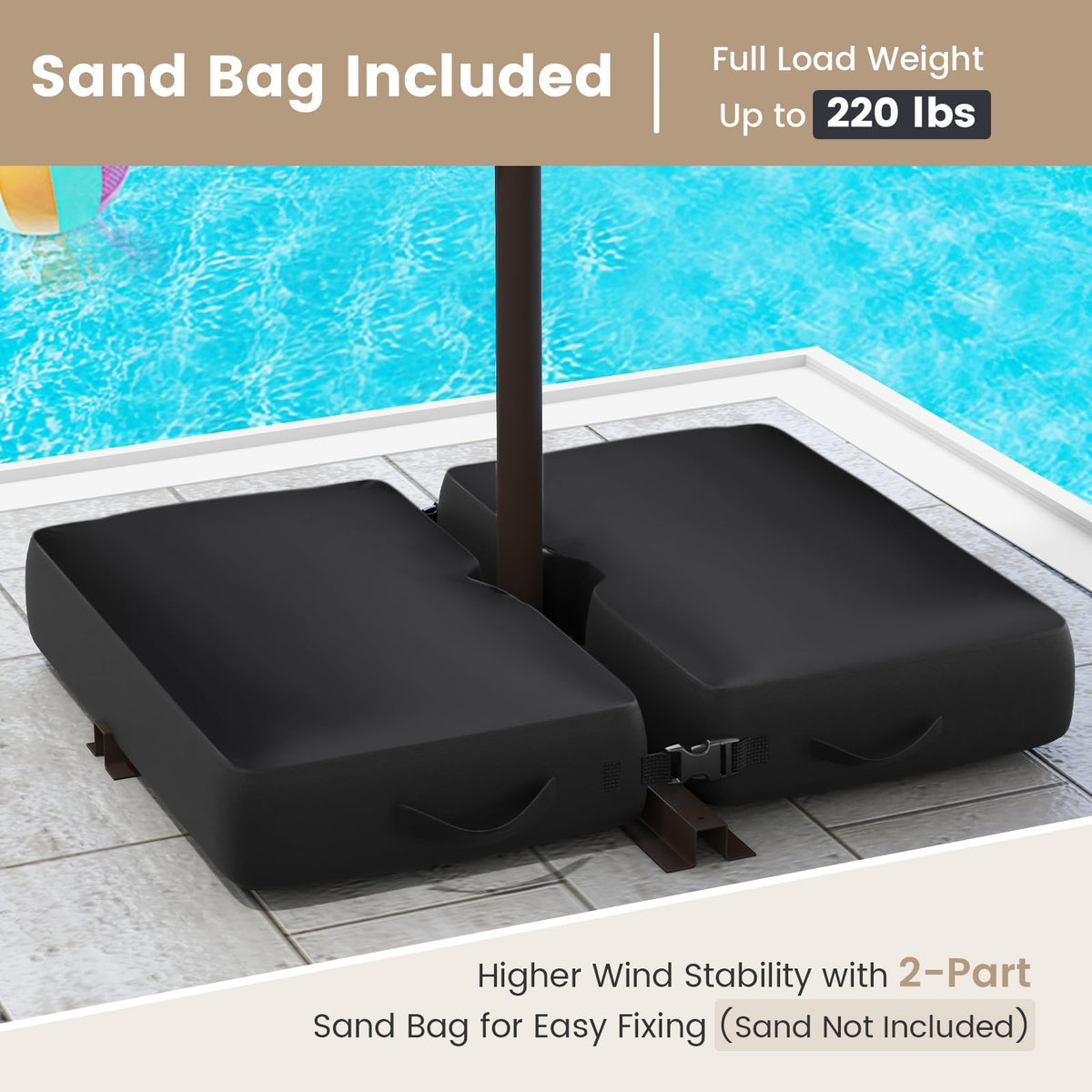 Tangkula packaging includes easy setup and durable construction.