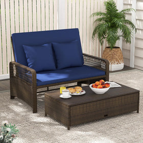 Tangkula cushions with zippered covers simplify cleaning and maintenance
