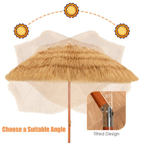 Tangkula pointed-end design anchors securely into sand for stability.